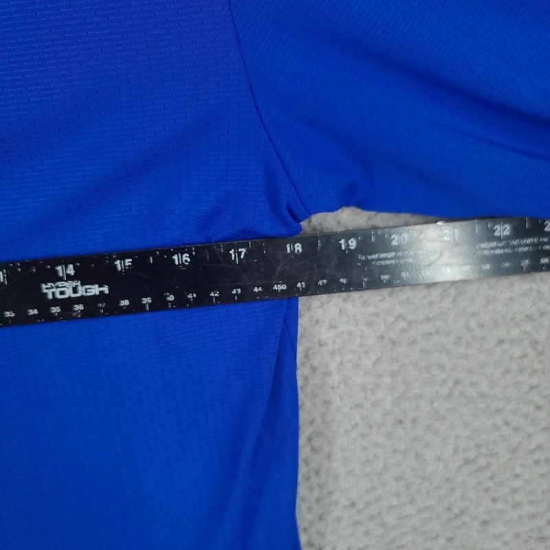Gymshark T Shirt Mens Small Arrival Royal Force Blue Crew Long Sleeve Workout gallery