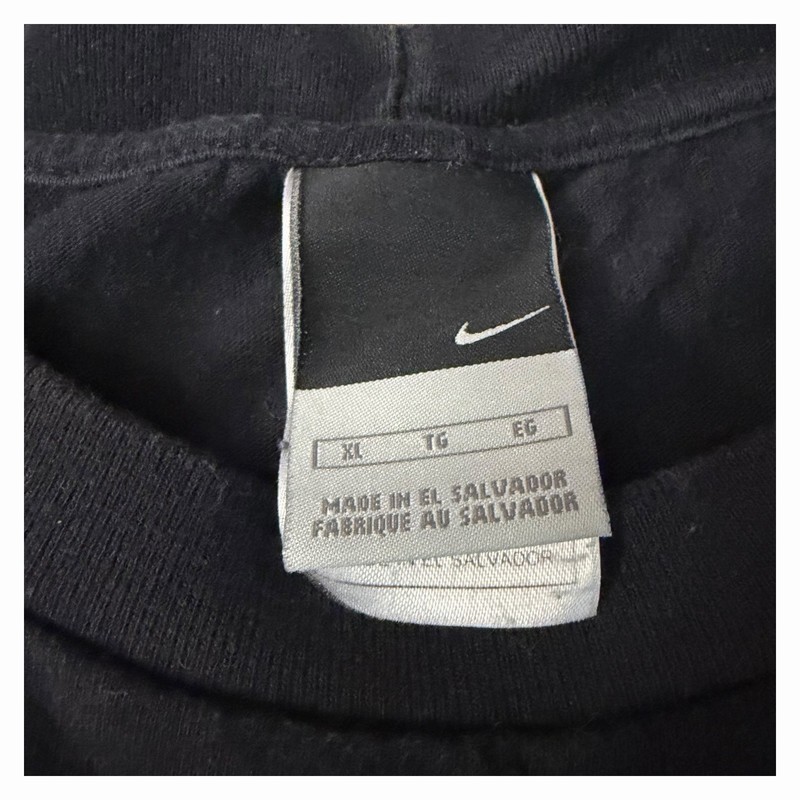 Vintage Y2K Nike Center Swoosh Tank Top Mens XLarge Black Embroidered 100%Cotton gallery
