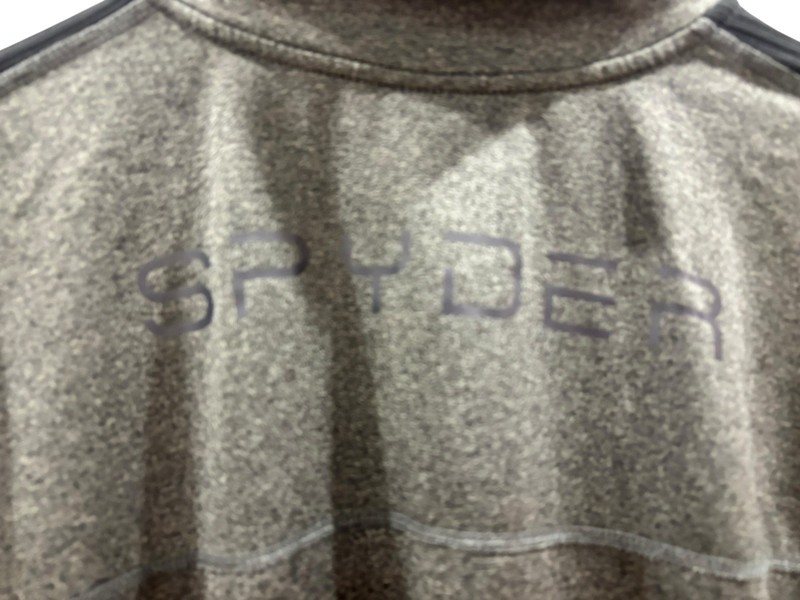 Spyder Active Men's Pullover 1/4 Zip Mock Neck Poly/Spandex XXL Gray gallery
