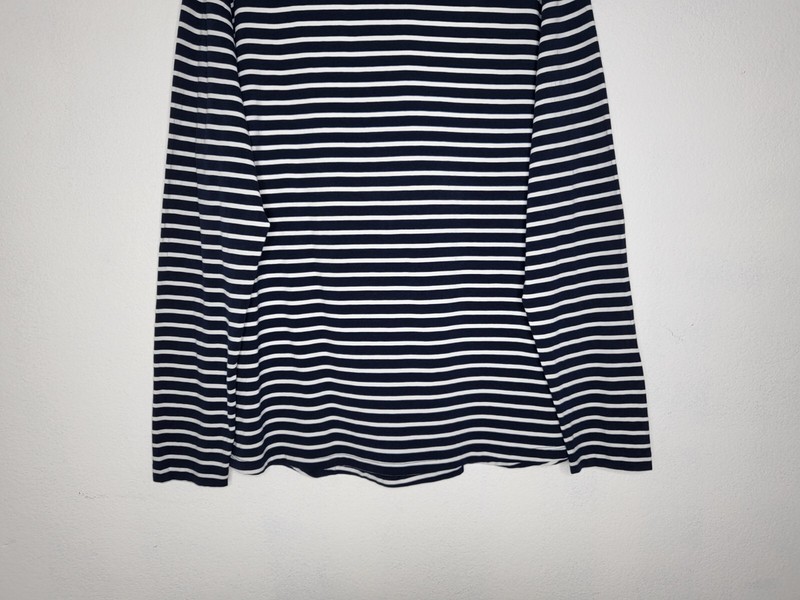 LULULEMON 5 Year Basic Long Top Sleeve Tee Nluev white Stripes Men's Size XL gallery
