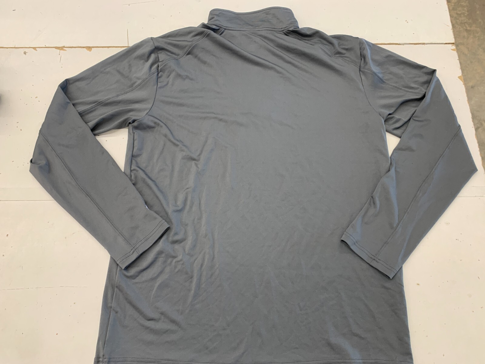 Badger Sports Panthers #30 Pullover Quarter Zip Jacket Men's Large Gray gallery