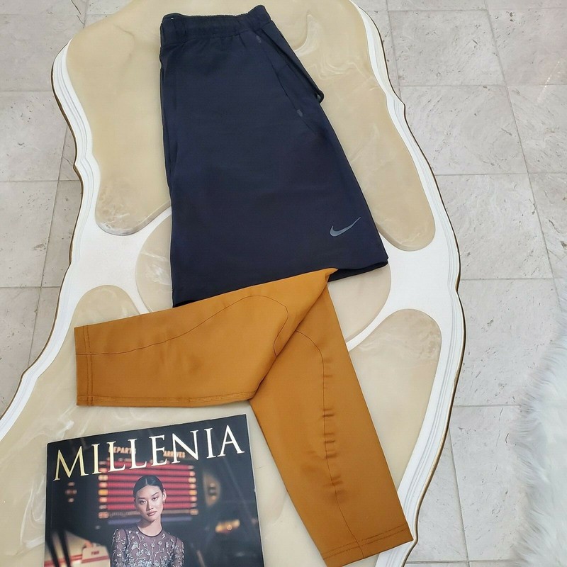 NikeLab Essentials TR Hybrid Men's Tight Black & Desert Ochre Large 849795 011 gallery