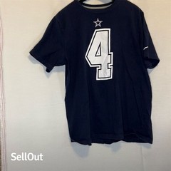 Nike Dallas Cowboys Dak Prescott #4 Men’s XL Blue Standard T-Shirt