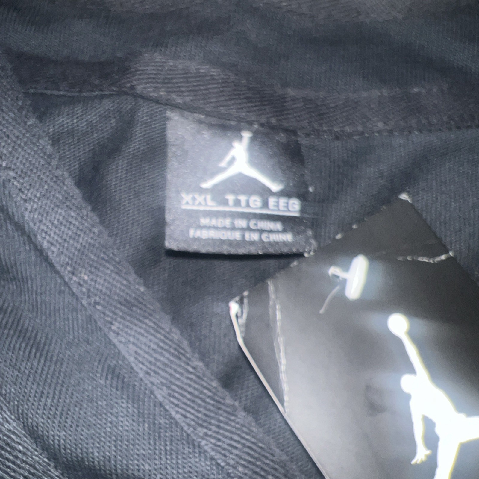 Nike Air Jordan IX Barons 45 Baseball Jersey Mens XXL Black Button Front gallery