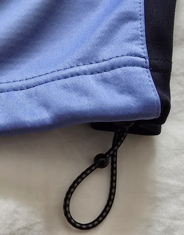 Zero Restriction Tour Series 1/4 Zip Golf Performance Jacket Mens Large Blue EUC gallery