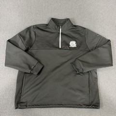 Adidas Golf Pullover Mens Large Black Climawarm 1/4 Zip Fleece St Charles CC