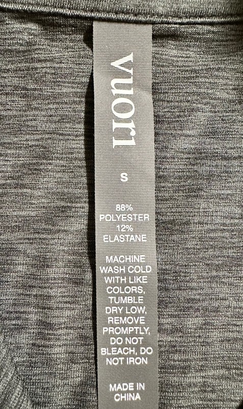 Vuori Men's Ease Performance Half-Zip 2.0 Pullover CHARCOAL HEATHER sz Small NEW gallery