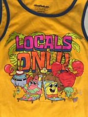 Spongebob ‘Locals Only’ Tank Top (size: S)