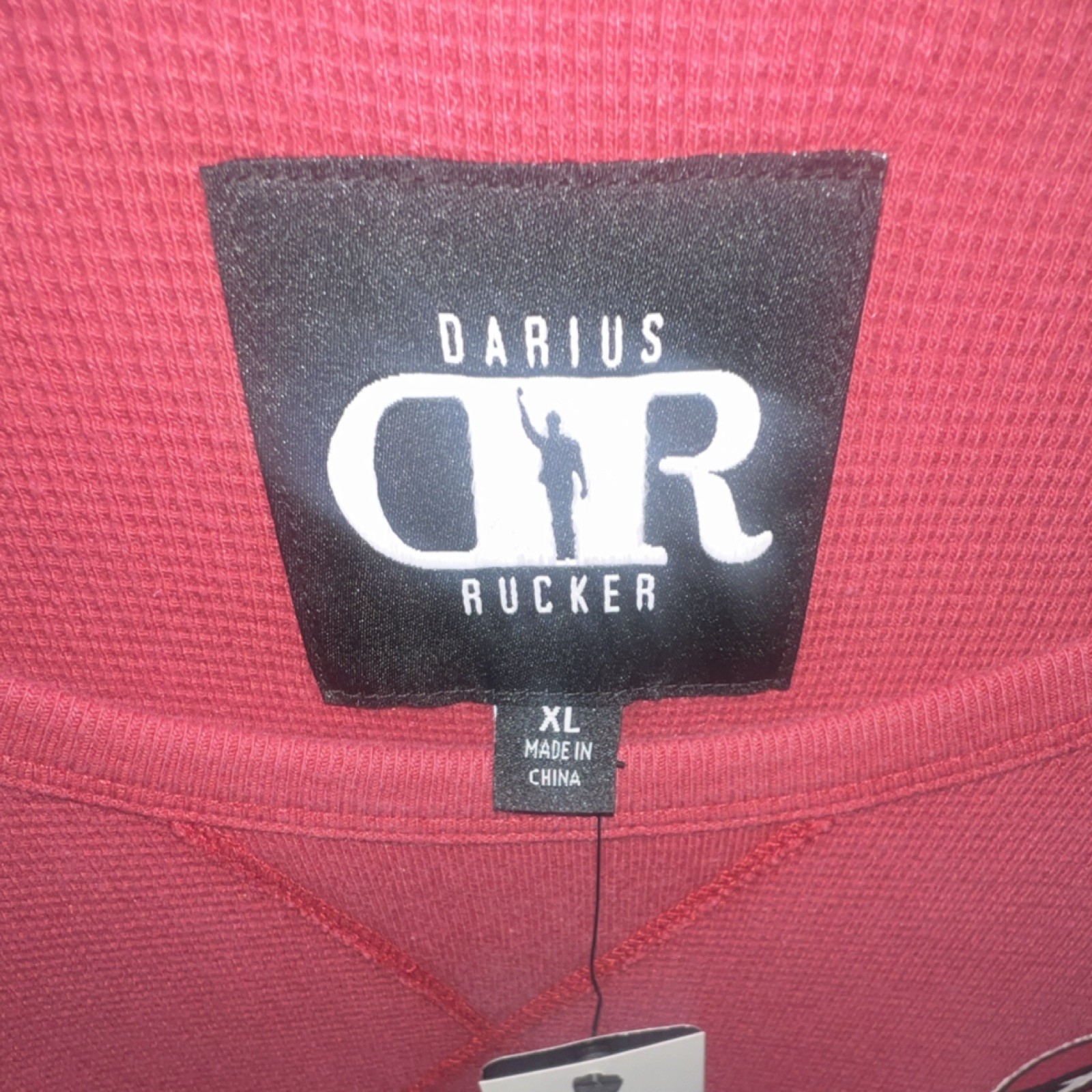 Officially Licensed Darius Rucker Arizona Cardinals NFL Waffle Knit Thermal XL gallery