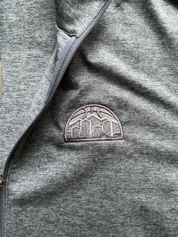 Lululemon Soft Jersey Half Zip Men’s Size Large Heathered Blue Pullover NWT gallery