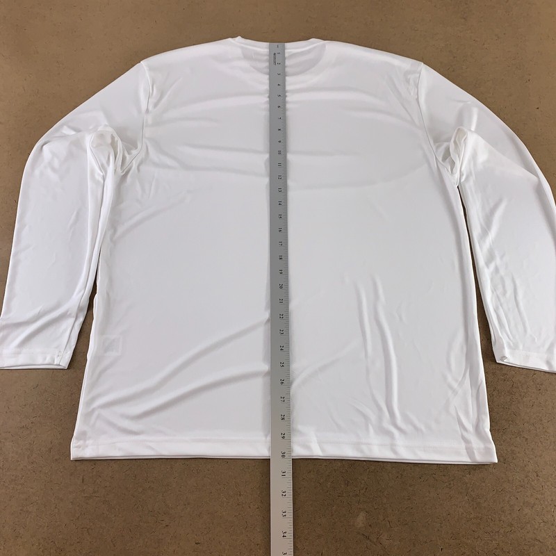 Lot of 3 Sport-Tek Men's XL White Long Sleeve Posi Charge Competitor Tee ST350LS gallery