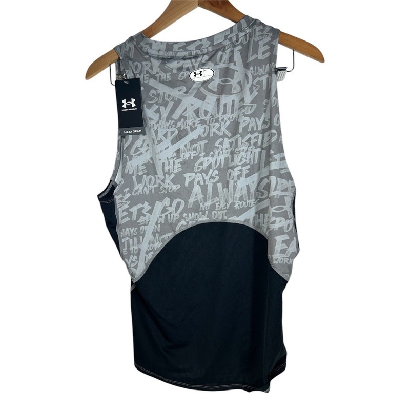 UNDER ARMOUR Alter Ego Smile For The Camera Tank Top Mens L Compression Athletic gallery
