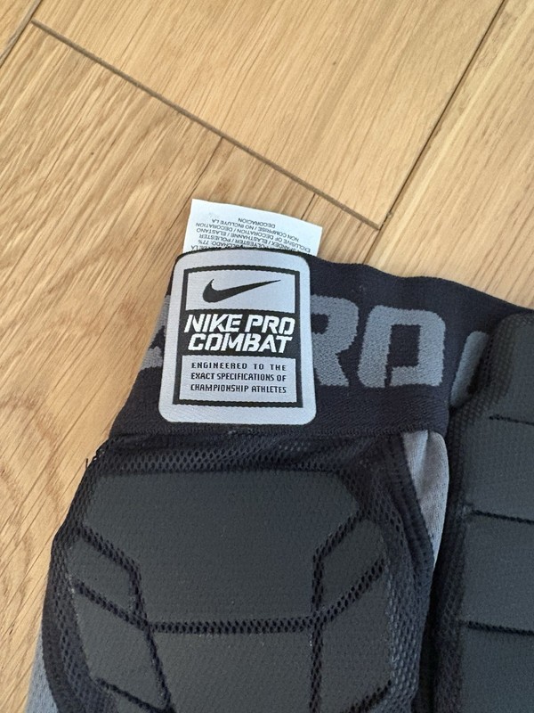 Nike Pro Combat Hyperstrong Gray FOOTBALL SHORTS DRI FIT 626419 064 SZ Small NEW gallery
