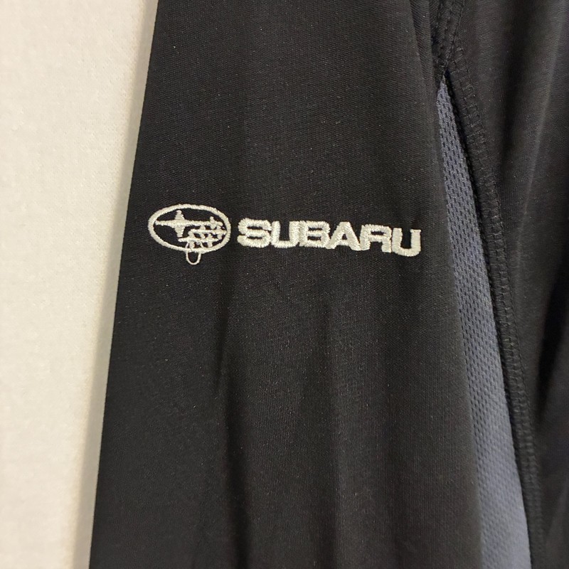 Subaru Black Label 1/4 Zip Shirt Mens XL Black Long Sleeve Racing Cars Pullover gallery