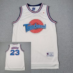 Vintage Michael Jordan Space Jam Basketball Jersey Men Large Champion Tune Squad