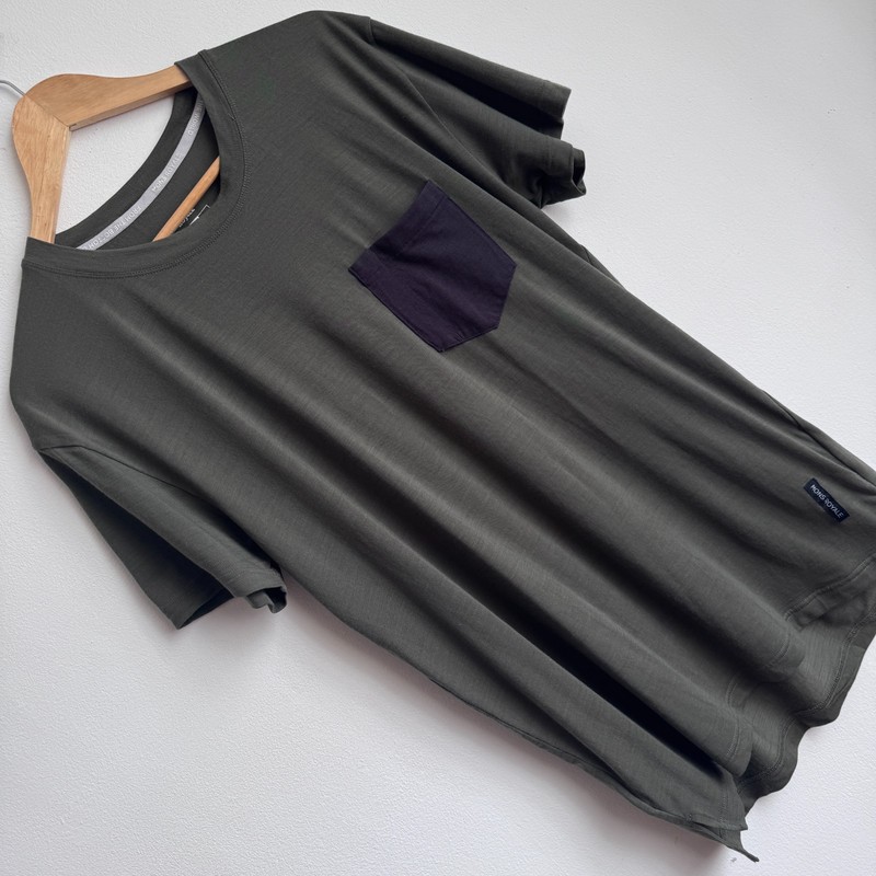 Mons Royale Harvey Pocket T-Shirt Merino Wool Mens L gallery