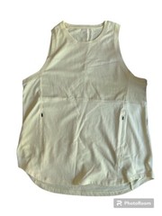 NWT DSG men’s everyday sunny yellow zip tank top size LARGE for dance sports B4