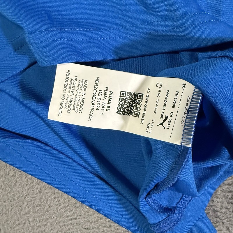 Puma Dry Cell Long Sleeve Base Layer Shirt Mens Top Size S Sport Lifestyle Blue gallery