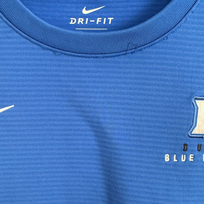 Nike Duke Blue Devils Shirt XXL Blue Dri-FIT Long Sleeve Athletic Sporty gallery