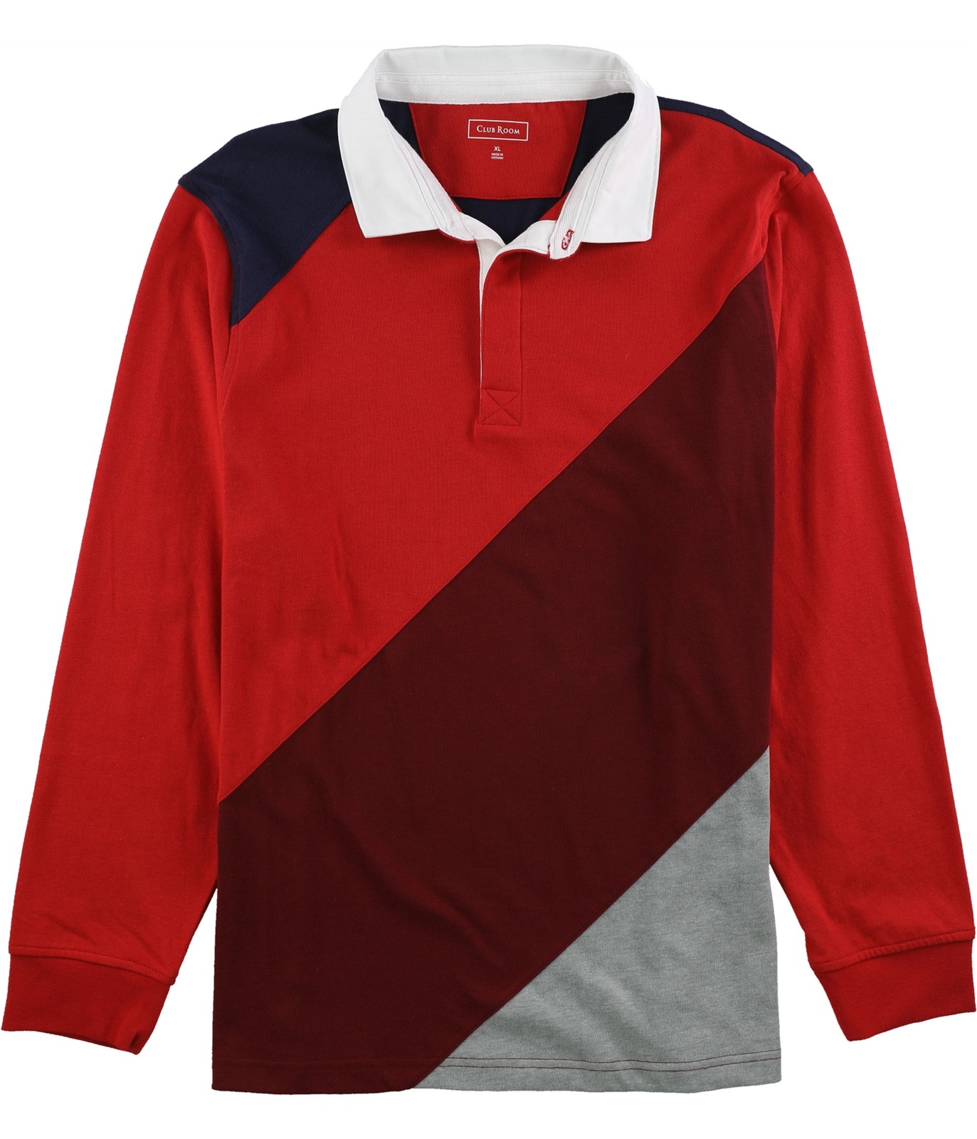 Club Room Mens Chambray-Back Polo Shirt gallery