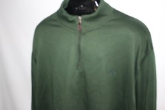 CHAPS RALPH LAUREN MEN’S GREEN 1/2 ZIP PERFORMANCE PULLOVER OVER SZ: 4XB 4XL 4X