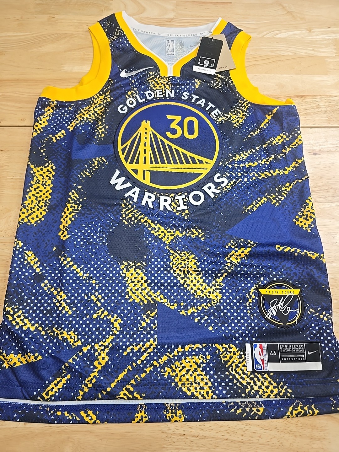 Nike GSW Stephen Curry 25/26 Select Series Swingman Jersey Size Medium Men Blue gallery