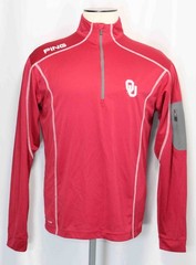 Ping Ranger Oklahoma Sooners Half Zip Long Sleeve Shirt 10F3104 Mens Size M