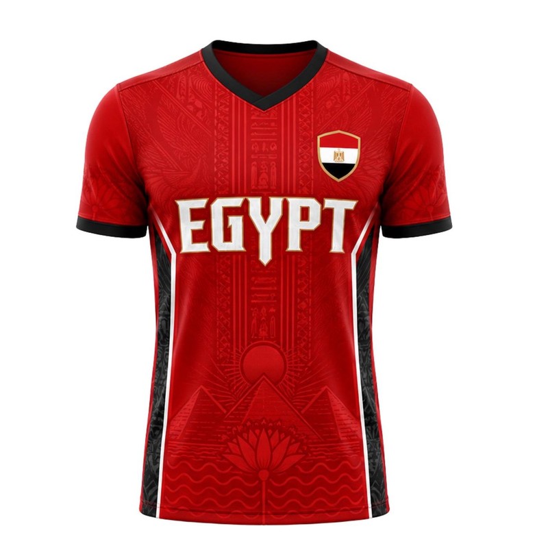 Personalized Egypt Football Jersey, Egypt Soccer Shirt, Egyptian Flag Fan Gift gallery