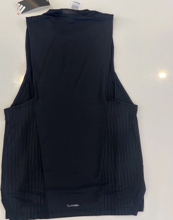 $40 ADIDAS Men’s Training Intensity Tank Top Size M Black JI8171 gallery