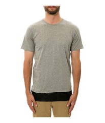 DOPE Mens The Leather Paneled Embellished T-Shirt