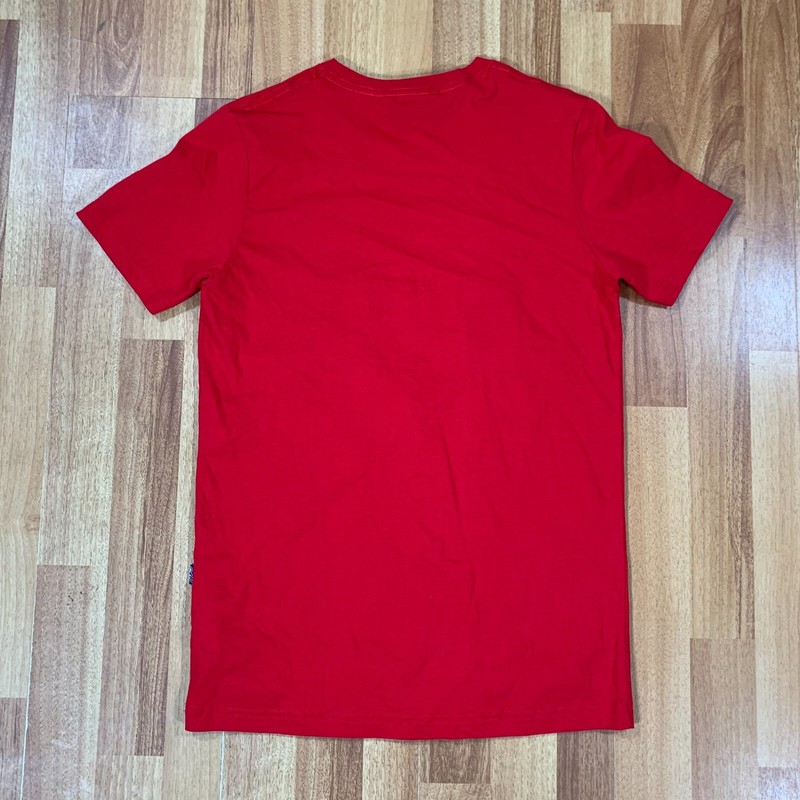 Psycho Bunny Shirt Mens Small Red Multicolor Rabbits Logo Short Sleeves Tee gallery