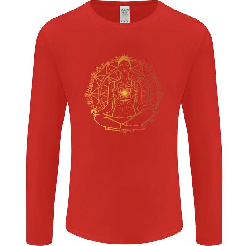 Spiritual Yoga Meditation Peace Mens Long Sleeve T-Shirt gallery