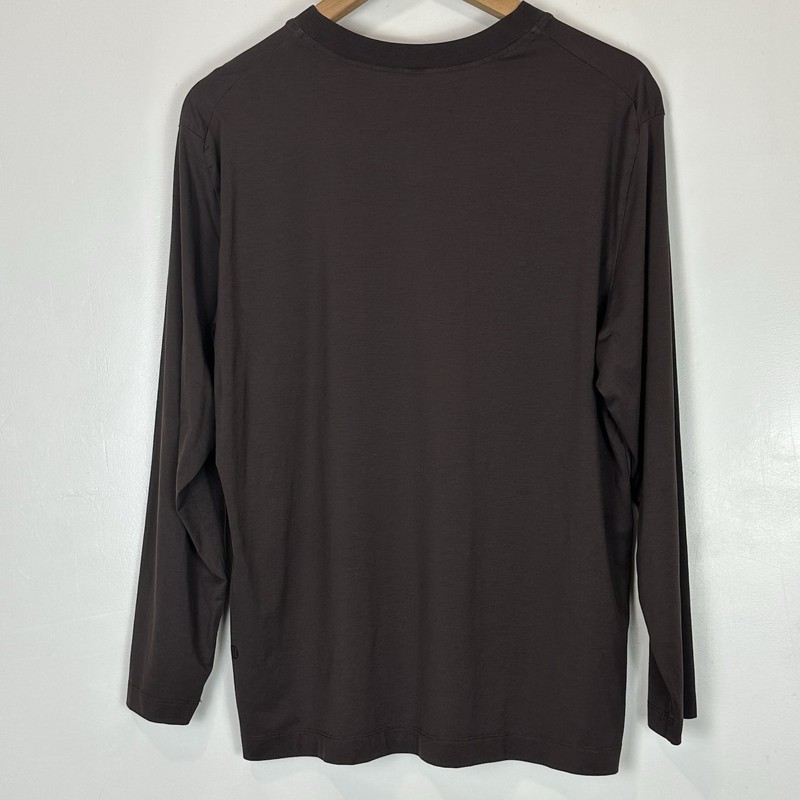 Lululemon Fundamental Oversized Long Sleeve Pocket Shirt Espresso Size S Gym gallery