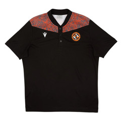 Macron Mens 2020-21 Dundee Macron Polo Shirt / Black / RRP £20