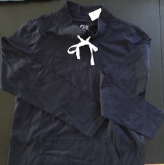Regal Princess Cruise Medium Navy Long Sleeve Mock Neck Pullover Cotton Pocket