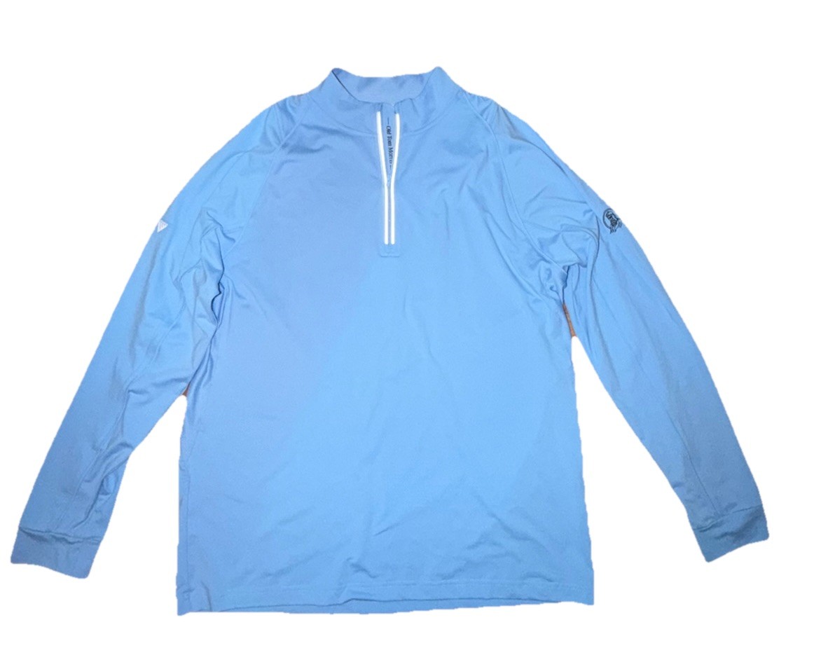 Levelwear Quarter Zip Pullover Men’s Size XL Old Tom Morris Invitational Blue gallery