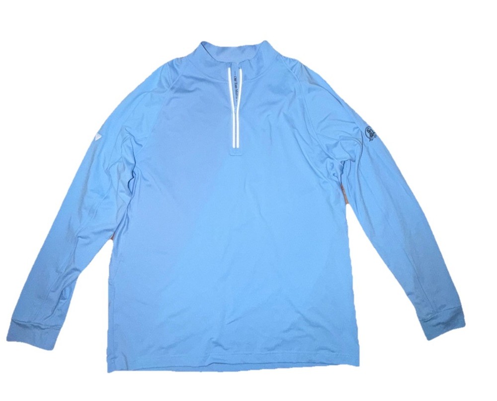 Levelwear Quarter Zip Pullover Men’s Size XL Old Tom Morris Invitational Blue