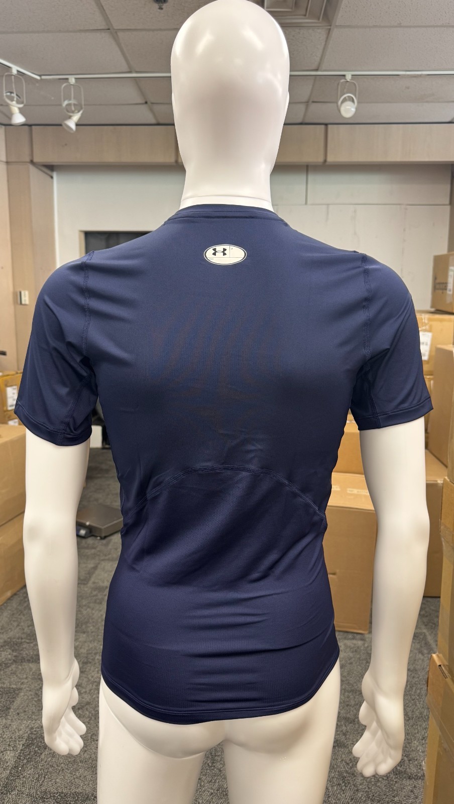 Under Armour Mens HeatGear Compression Short Sleeve T-Shirt (Navy / Size S) gallery