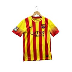Nike FC Barcelona Men’s Team Football Striped Soccer Jersey Size Small 2014-2015