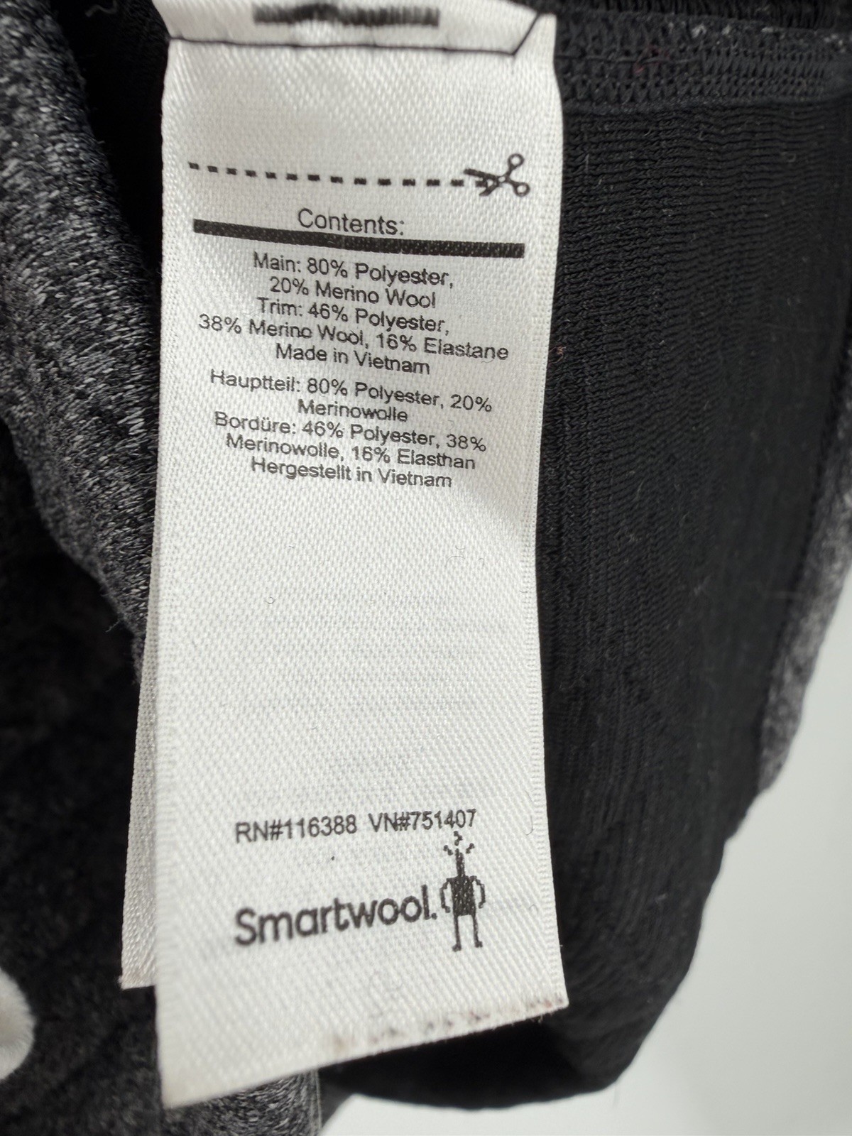 Smartwool Merino Diamond Peak Hoodie Men’s Medium Grey Quilted Pullover gallery