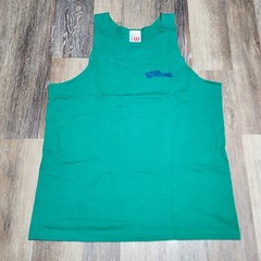 VTG Wilson Tank Top XL Green Men Pullover Muscle Shirt Sleeveless USA Beachwear