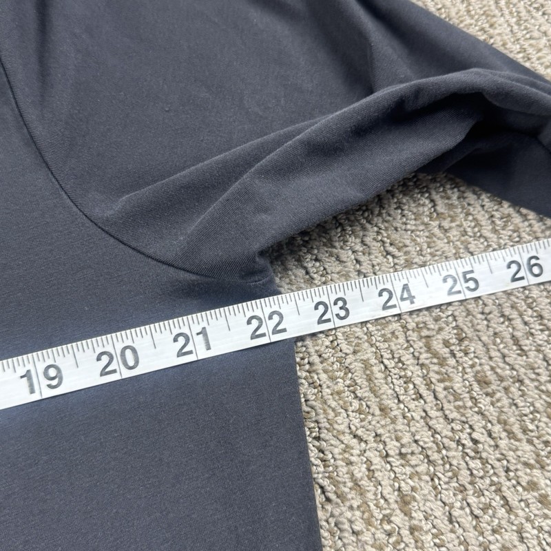 Lululemon Mens XL Fundamental Long Sleeve Henley Shirt Snap Performance Black gallery