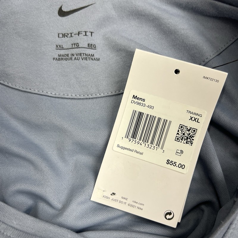 Nike Tank Top Sz 2XL Mens Ashen Slate Dri Fit Primary Versatile Fitness gallery