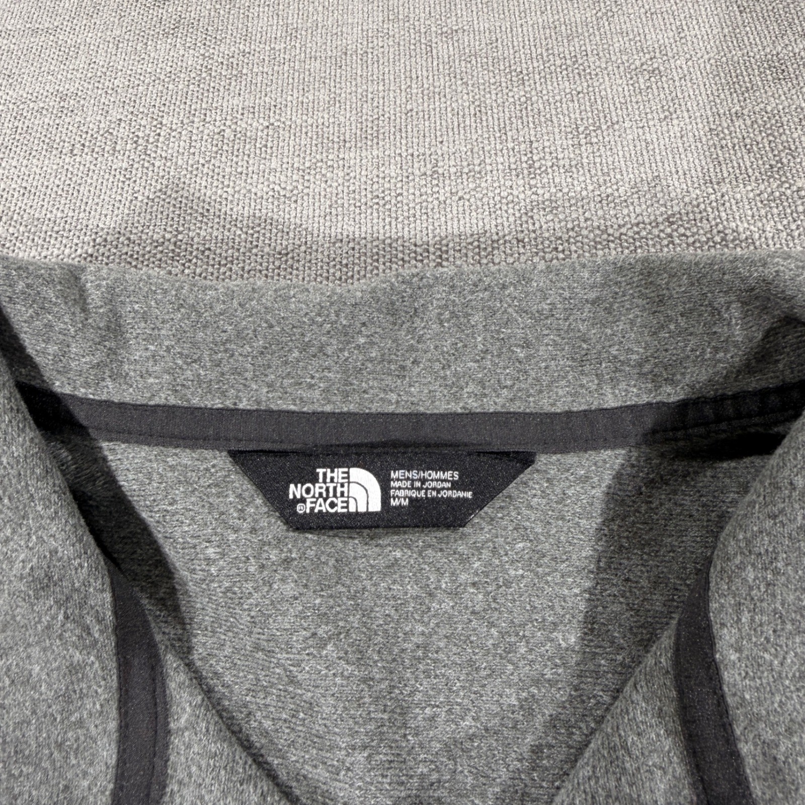 The North Face Quarter Zip Pullover Mens Medium Grey Excellent Epiphany Logo gallery