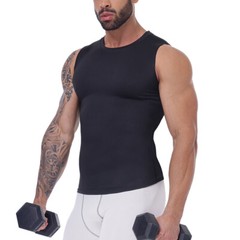 Men Compression Tank Tops Slim Sleeveless Vest for Gym Fitness Sweat Active Tops