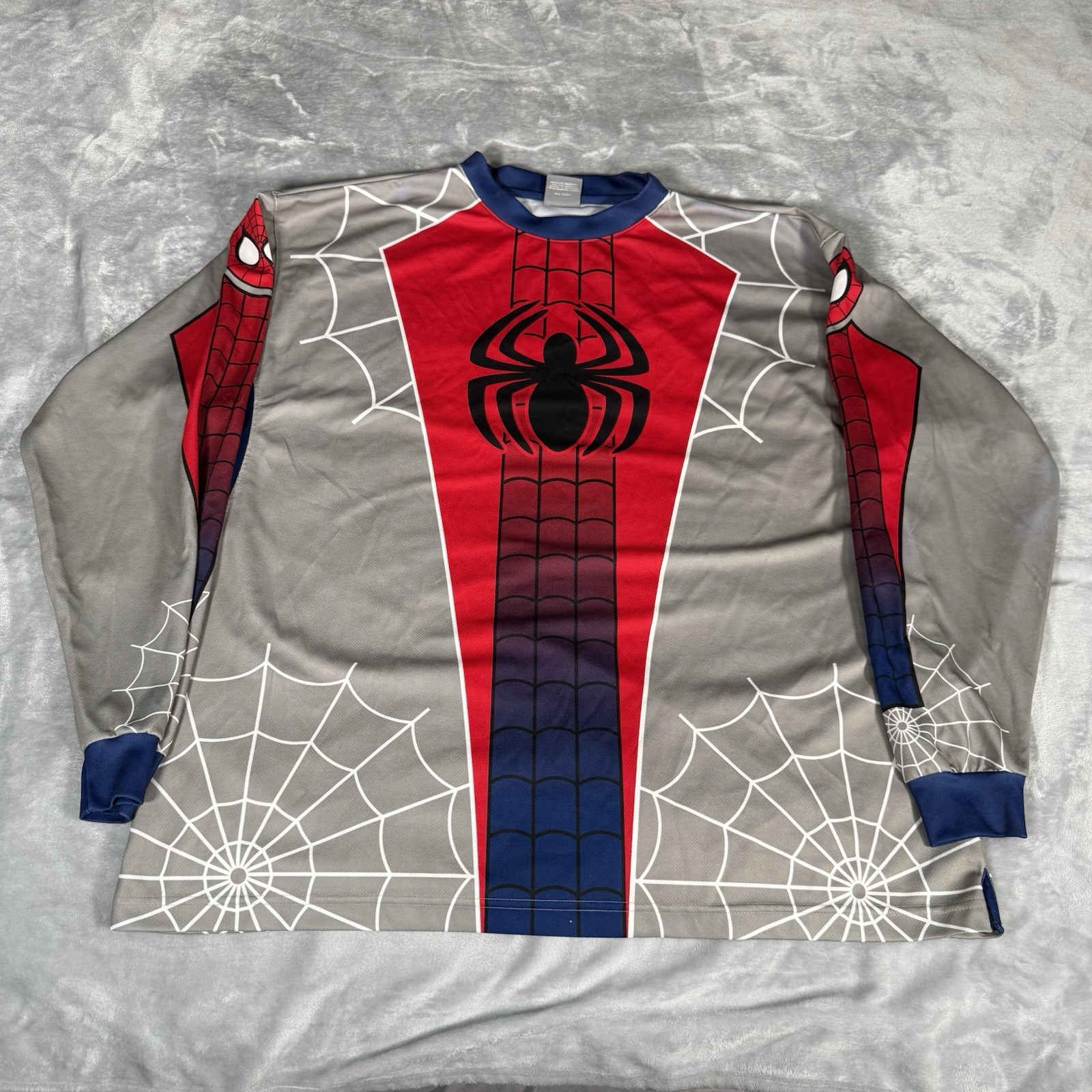Pure Hero Marvel Spiderman Moto Jersey Mens 2XL Long Sleeve Cycling 2005 READ! gallery