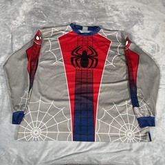Pure Hero Marvel Spiderman Moto Jersey Mens 2XL Long Sleeve Cycling 2005 READ!