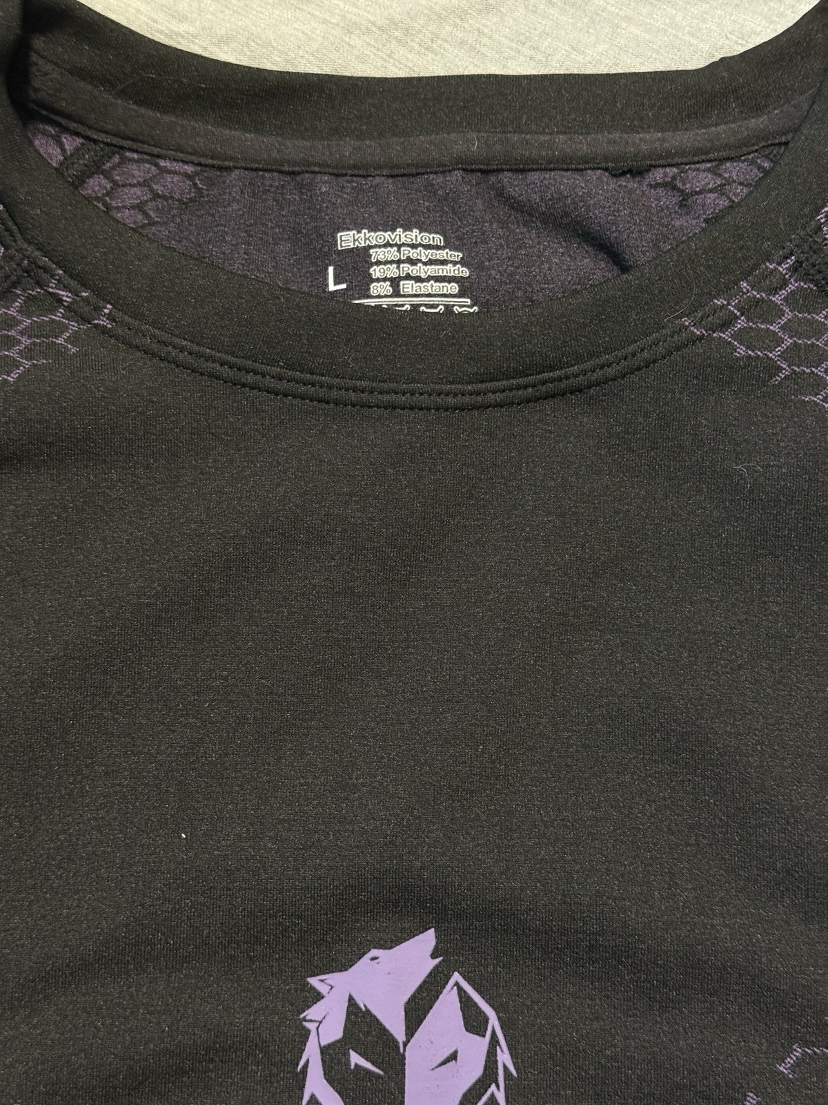Ekkovision Shortsleeve Compression Black Size Large Men’s gallery