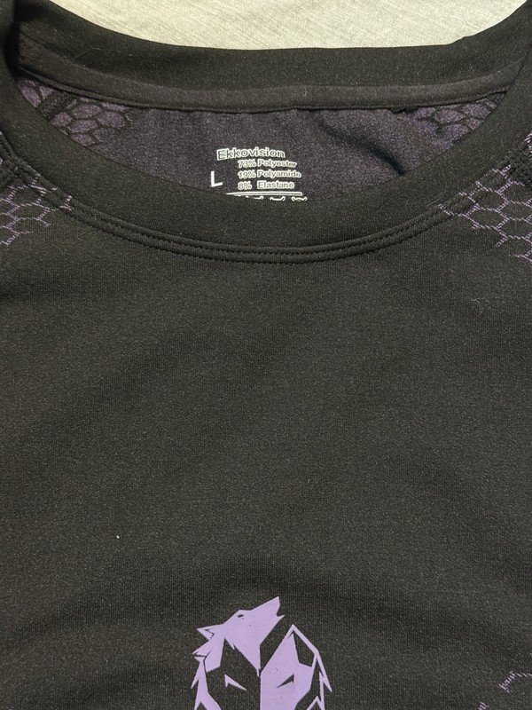 Ekkovision Shortsleeve Compression Black Size Large Men’s gallery