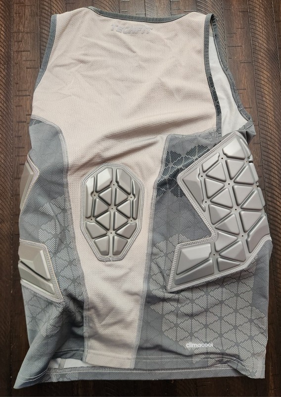 Adidas Climacool Techfit Padded Tanktop Football Mens Medium Gray gallery